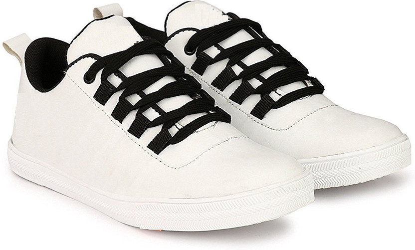 LEATHERKRAFT White Sneakers For Men 
