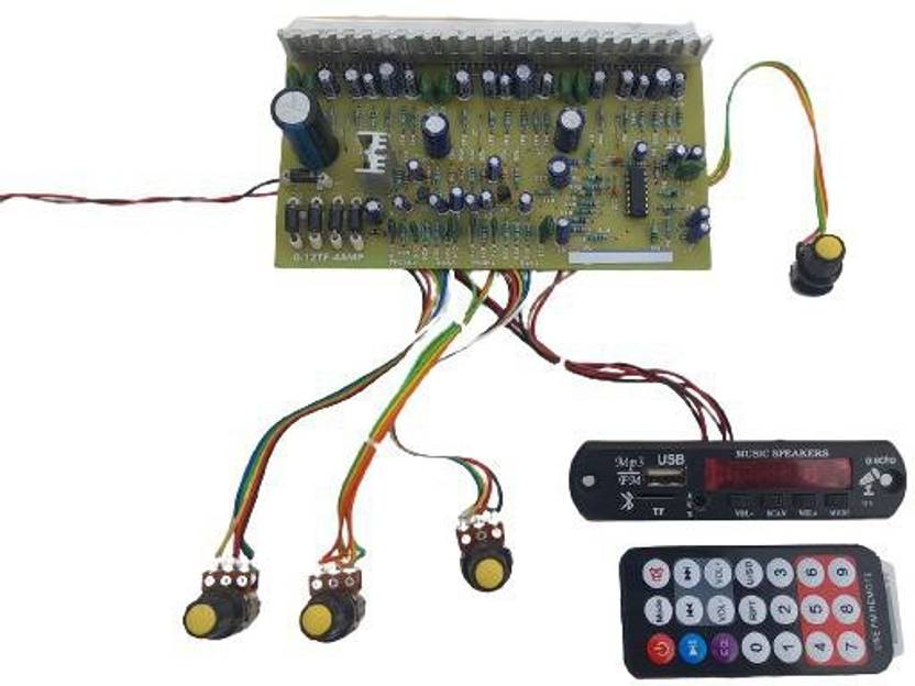 BBofficial 3 ic 4440 amplifier board with Subwoofer and Bluetooth