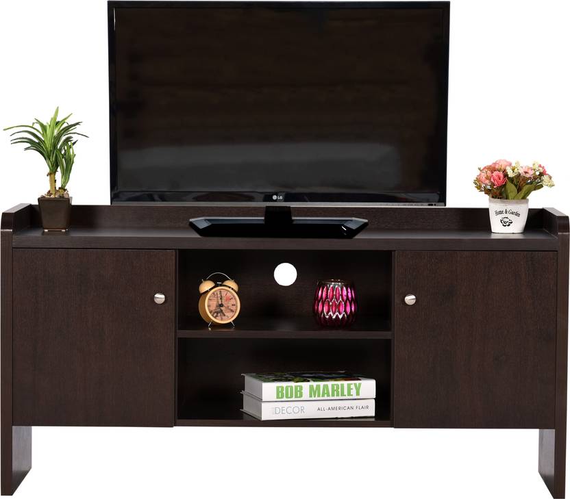 DeckUp Alvo Dark Wenge Engineered Wood TV Entertainment Unit Price in