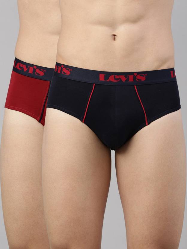 levi's pack of 2 tag free comfort & smartskin technology style# 065 ultra supima cotton solid men brief