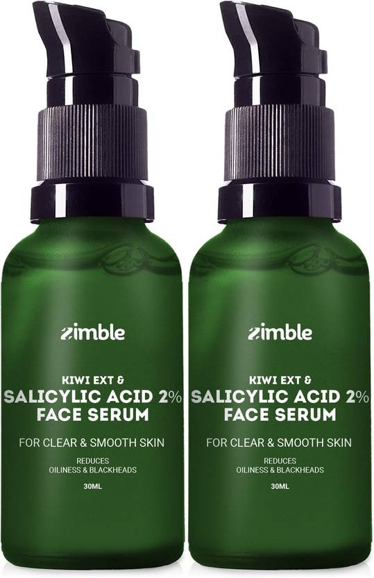 ZIMBLE Salicylic Acid Face Serum for Acne, Blackheads Men & Women Pack