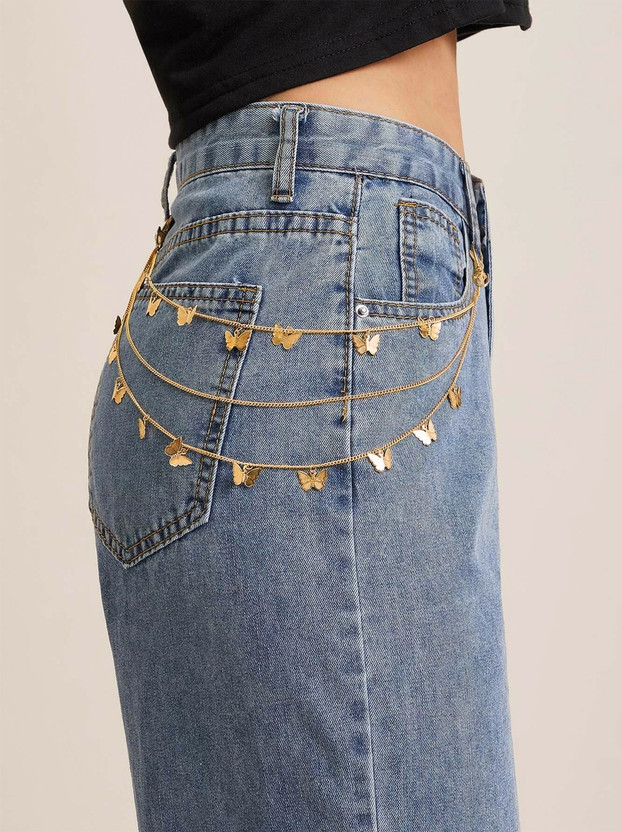 chain jeans outfit