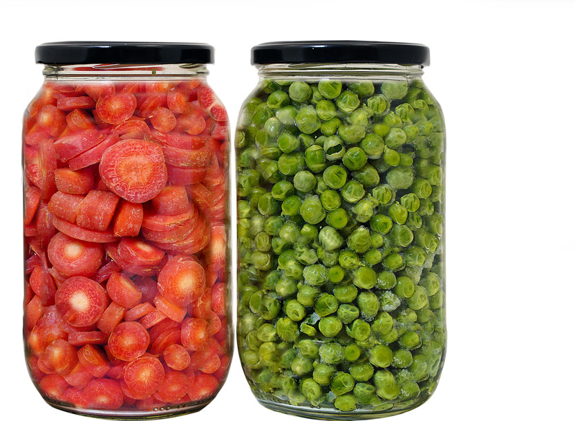 PANEL'S Glass Grocery Container  - 1100 ml(Pack of 2, Multicolor)