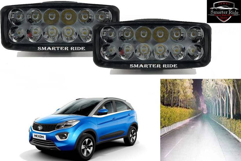 SMARTER RIDE 12 LED Fog Light High Power Fog Lamp for Tata Nexon