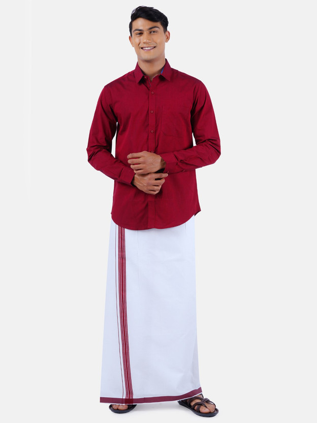 Ramraj Cotton Men Shirt \u0026 Dhoti Set 