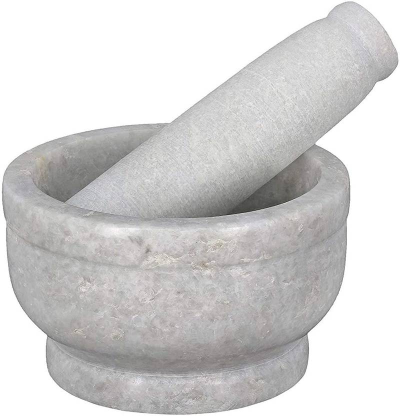 ARTVILLE Mortar and Pestle Set/Ural/Idi Kallu/Okhli/Kharal/Stone Masher