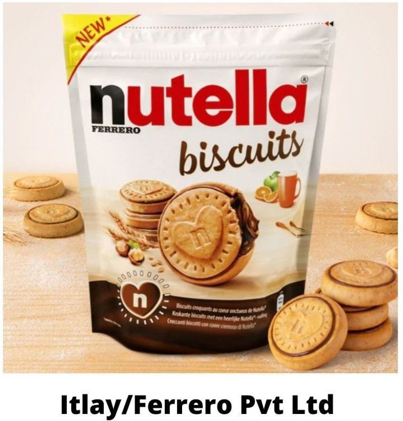 nutella Ferrero Biscuit With Hazelnut Spread (IMPORTED) (PACK OF 1) Cream Filled Biscuit(304 g)
