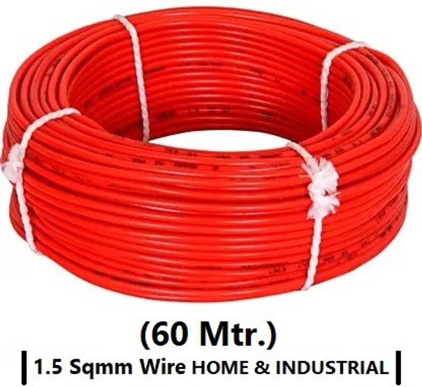 LionBolt 1.5 Sqmm (60 Mtr.) Copper Wire for Home or Domestic Industrial