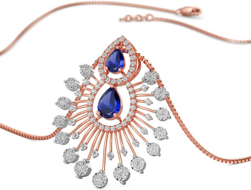 Joyalukkas Pride Diamond 18kt Rose Gold Pendant Price in India Buy