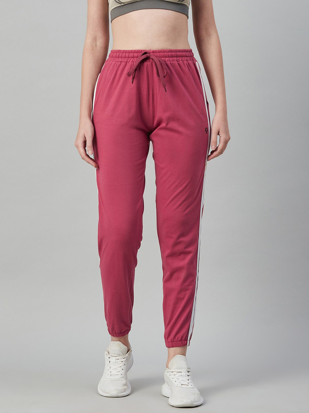 C9 Airwear Solid Women Pink Track Pants 