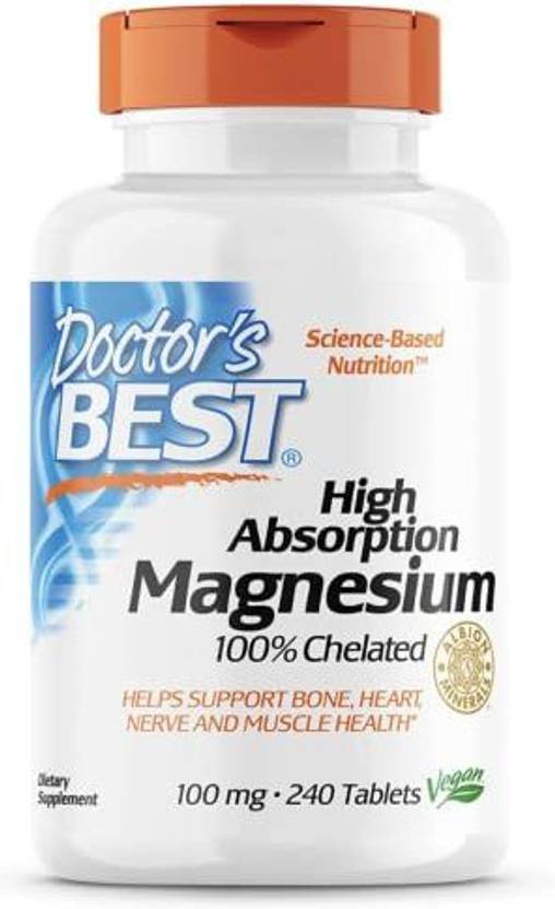Doctor's Best High Absorption Magnesium Glycinate Lysinate, 100% ...