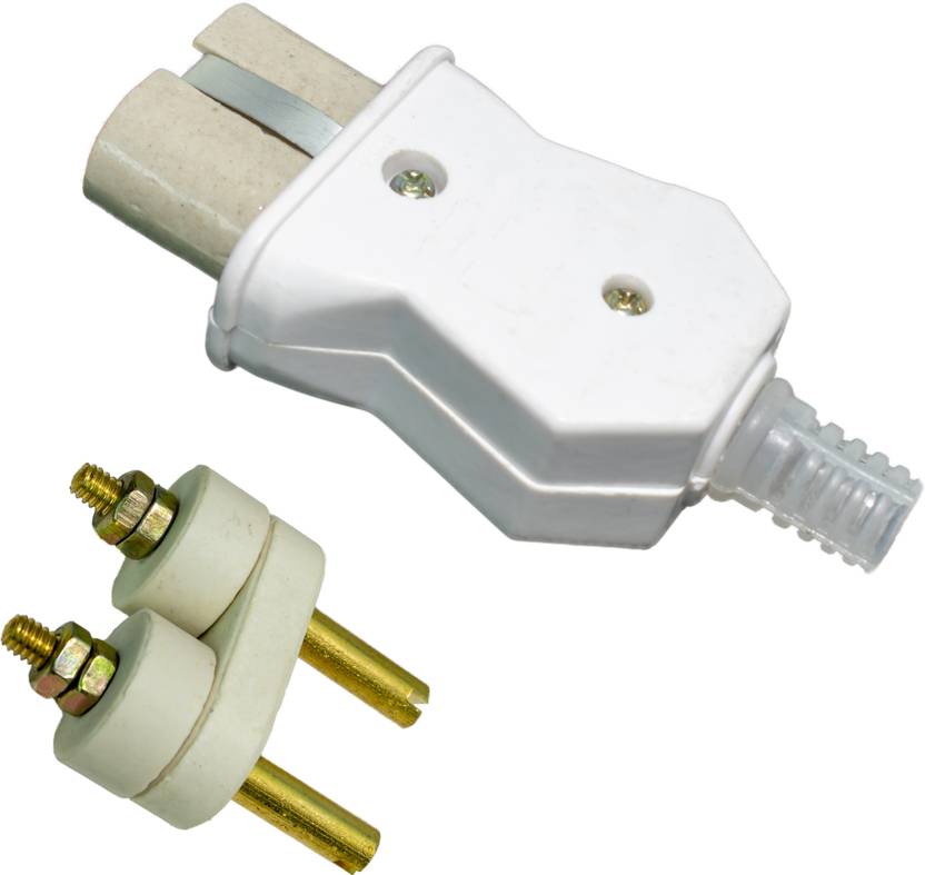 Ovicart 16A 250V Ceramic Heater, Oven, Iron Male Female Plug 1 Pair Two