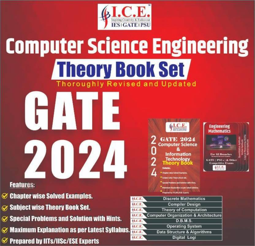 GATE Computer Science(CSE) Engineering 2024 Comprehensive Set Of