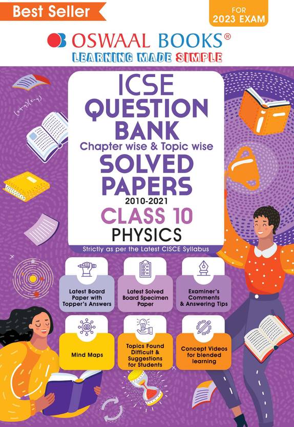 Oswaal ICSE Question Bank Class 10 Physics Book (For 2023 Exam) Buy