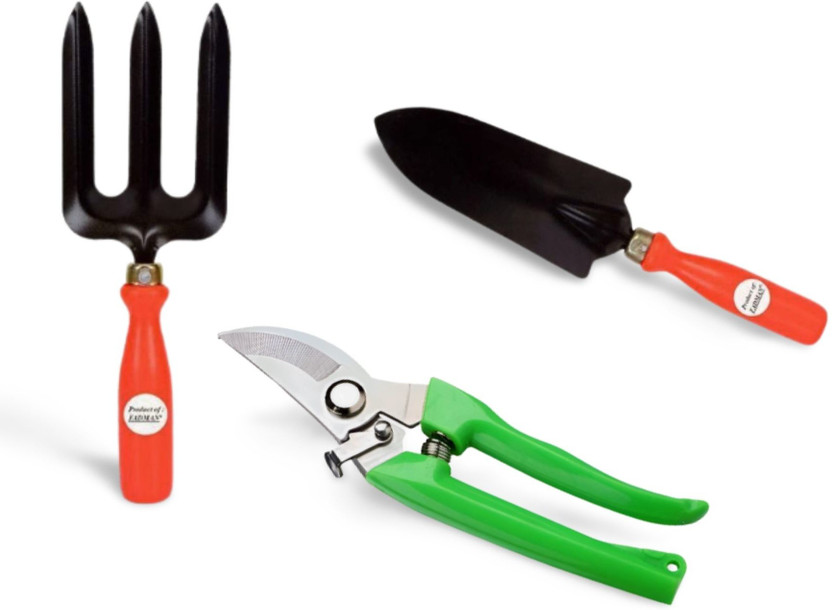 FADMAN FADMAN HAND TOOL FOR HOME QUALITY GARDENING | GARDEN FORK | PRUNER | SMALL TROWEL | Garden Tool Kit(3 Tools) - Flipkart Deal
