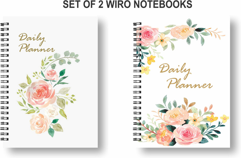 Papco Planner A5 Planner Ruled 144 Pages(Multicolor, Pack of 2)