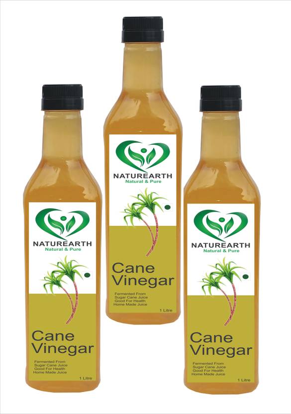 NaturEarth Sugarcane Vinegar 100 Pure (3000 ml )Ganne Ka Sirka Improve