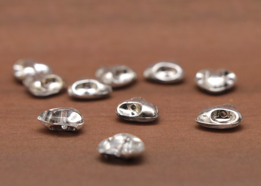 navjai 10MM 20Pc Heart Beads Buttons for Jewelry Dress Craft and EmbroideryMaking