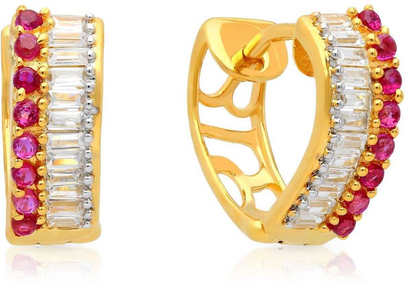 MALABAR GOLD & DIAMONDS Gold Earring ERFJDZ0177_Y Yellow Gold 22kt Hoop Earring Price in India