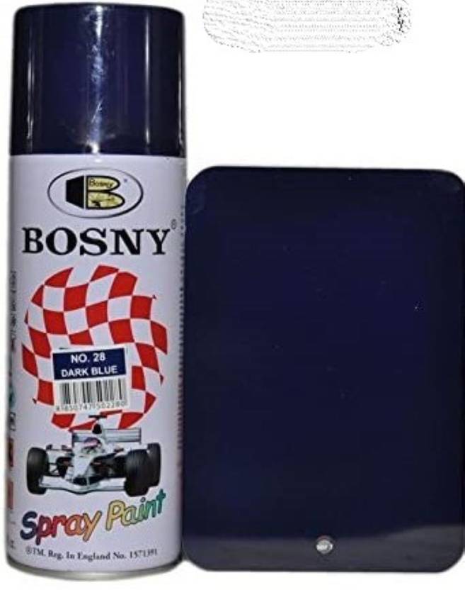 Bosny (shade code28 no ) dark/navy blue blue Spray Paint 400 ml Price