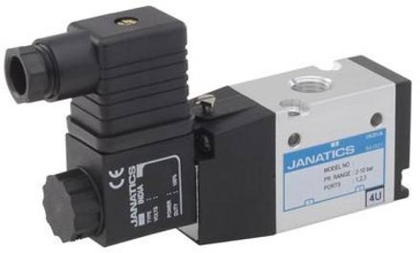 JANATICS Peneumatics Solenoid Valve, DS245SR61W 3/2,24VDC 1/4 THREAD