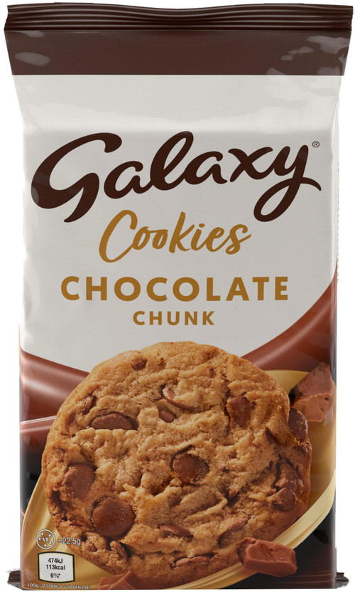 GALAXY Cookies Chocolate chunk Imported 180gms Cookies(180 g)