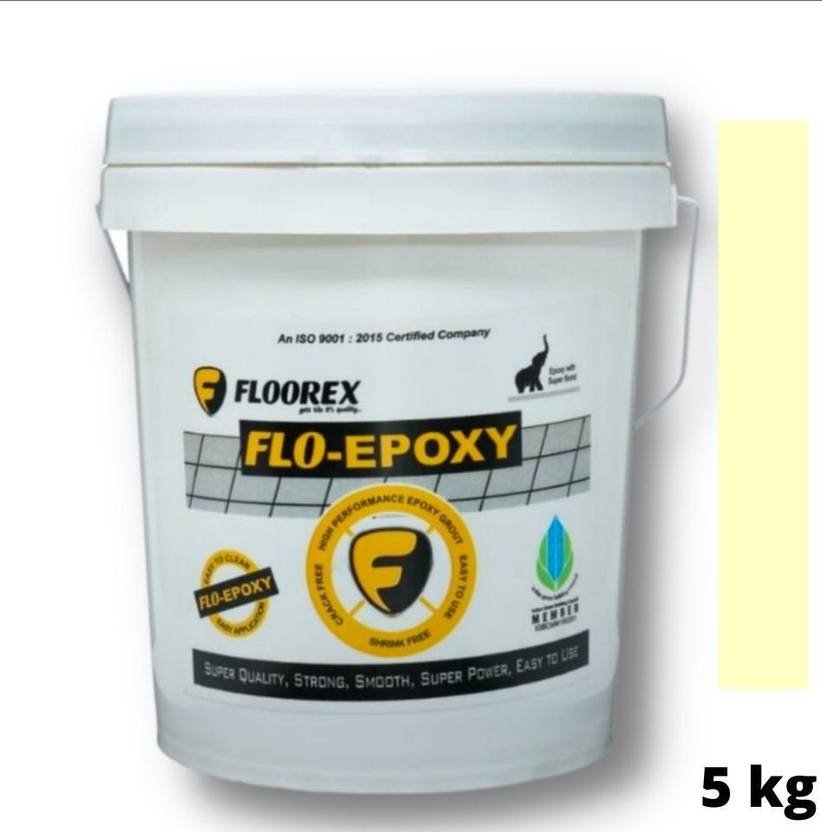 Floorex Epoxy tile grout 2 component grout For All Surface Cream 5 Kg Crack Filler Price
