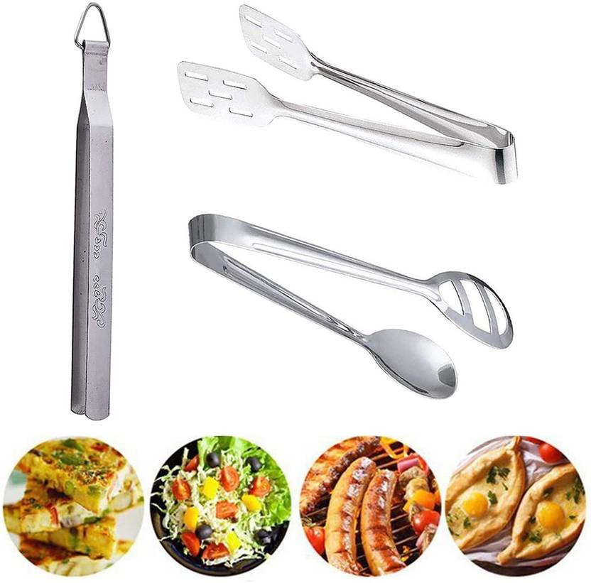Chimta Indiano In Acciaio Inox Per Roti Chapati - Pinza Da Cucina 30 Cm, Utensile Robusto E Facile Da Pulire