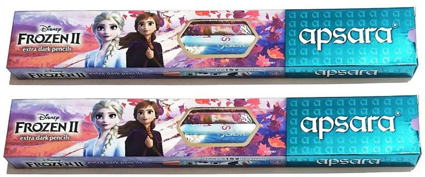 APSARA Disney Frozen II extra dark pencil {pack of 02 box} 20 Pencil(Multicolor)