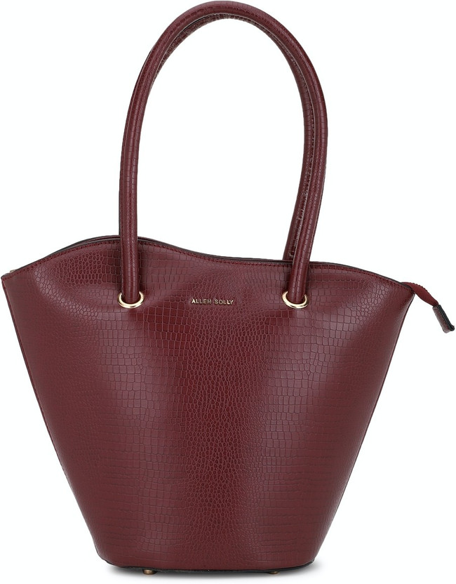 Allen solly leather trolley bag shop