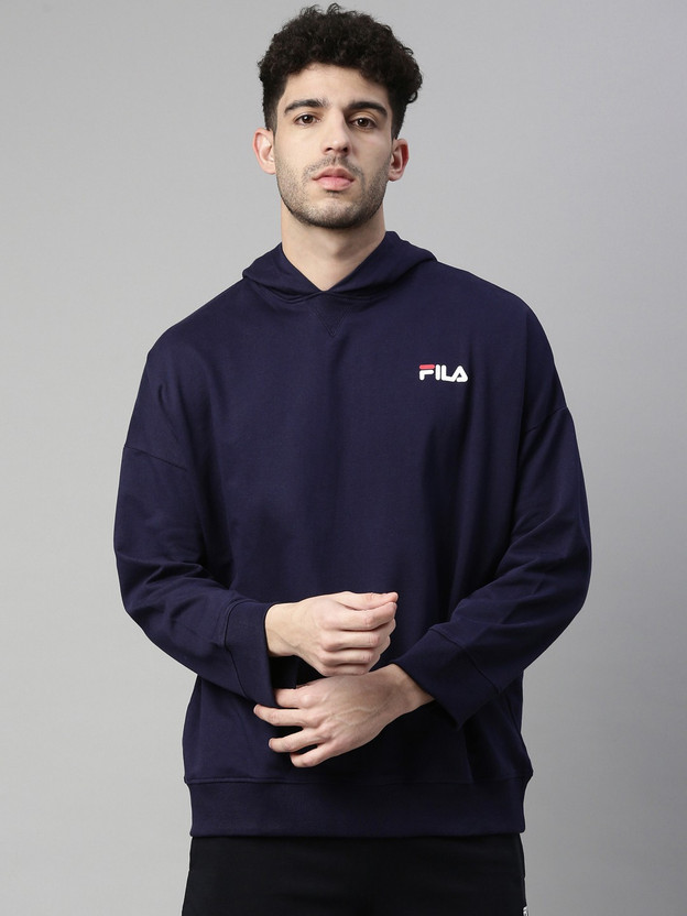 FILA Full Sleeve Solid Men Sweatshirt 