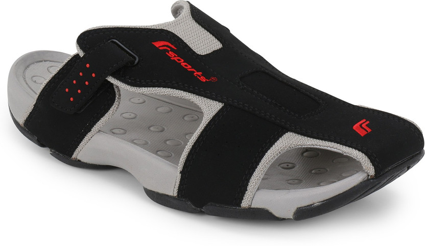 Fsports Men Black Sandals - Buy Fsports 
