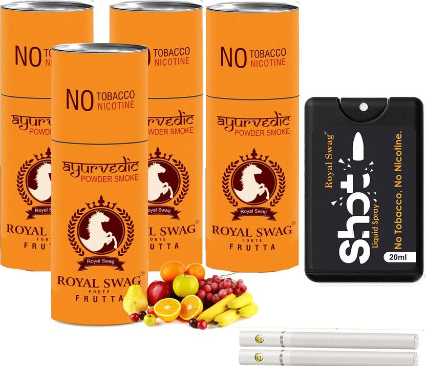 ROYAL SWAG Ayurvedic & Herbal Cigarette, Frutta Flavour Smoke Tobacco