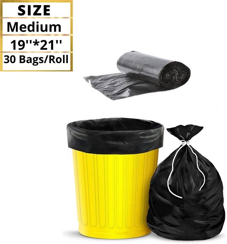 Anshez DISPOSABLE ECOFRIENDLY GARBAGE/DUSTBIN/TRASH BAG (PACK OF 30