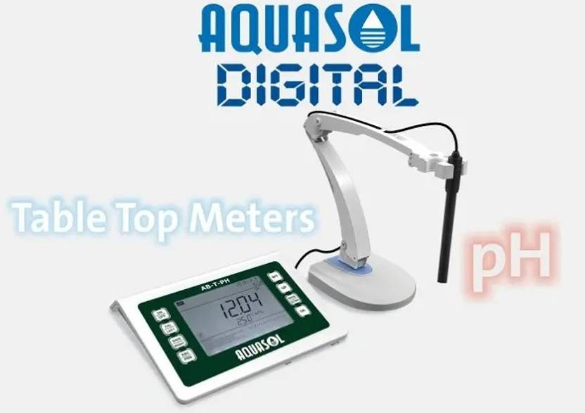 AQUASOL DIGITAL PH Table Top Meters ABTPH Product Range pH/Temp