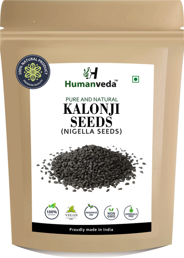 Humanveda Humanveda KALONJI Seeds / Nigella (Black cumin) / Fennel flower for Calcium Seed(100 g) - Flipkart Deal