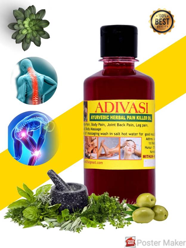 Adivasi ayurvedic body pain massage oil Liquid Buy Baby Care Products