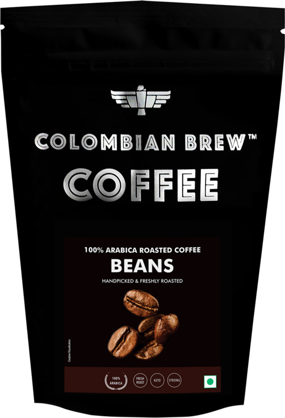 Colombian Brew 100% Arabica Roasted Coffee Beans 150g Coffee Beans(150 g)