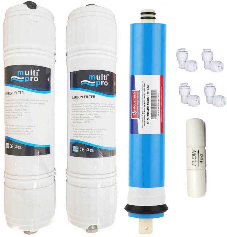 PUROSMART Multipro sediment carbon filter ,Aquafresh membrane 80 GPD