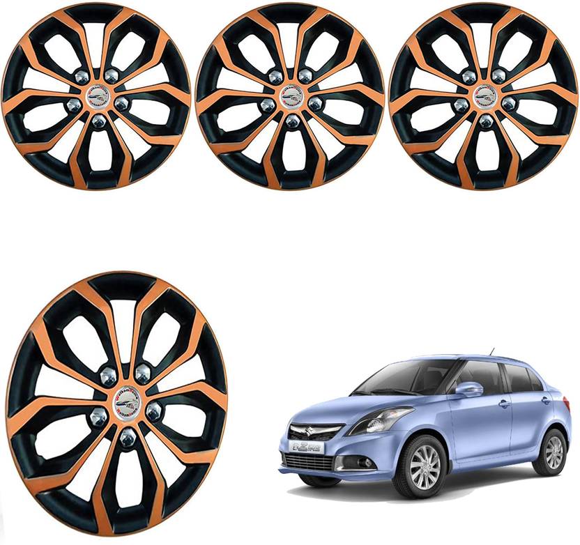 WolkomHome Car Wheel cap, Hub Cap Wheelcover 14 Inch Wheel Cover Vizzion Copper Black Color