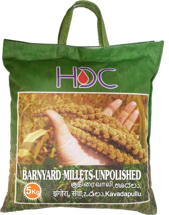 HDC SIRIDHANYA and unpolished) Natural Barnyard Millet Grain