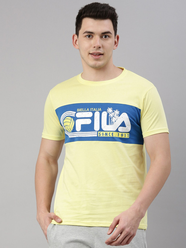 fila shirt yellow