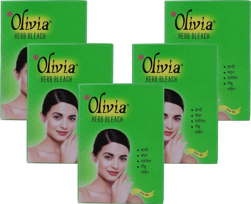 Olivia Herb Bleach For Sensitive Skin with HaldiChandanAloe Vera