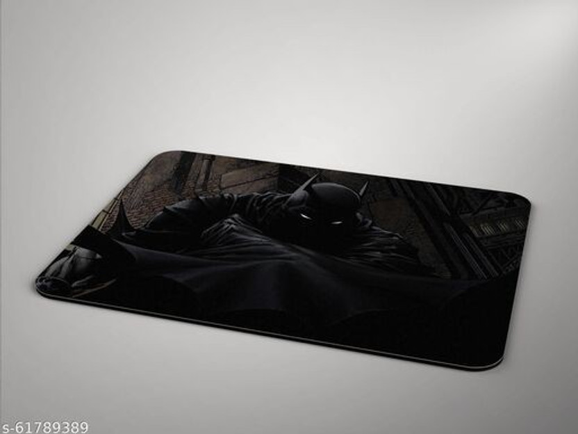 qivee BLACK Designer Non-Slip Rubber Base Mouse Pad for Laptop and Computer MOUSEPAD Dual Sided Mousepad(Multicolor)