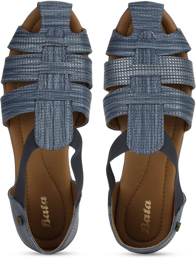 Bata Women Blue Casual Sandal