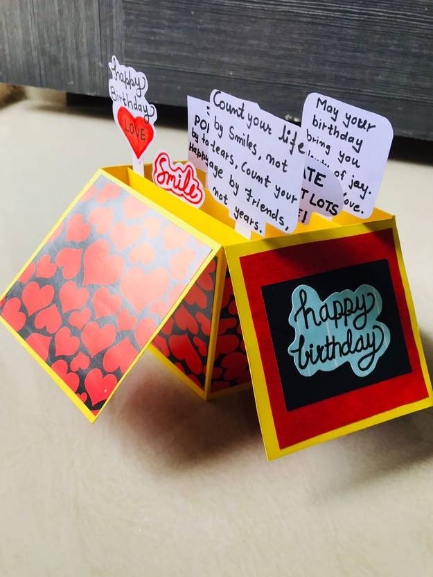 Jaipur Paper Craft POP UP BIRTHDAY CARD Greeting Card Price in India