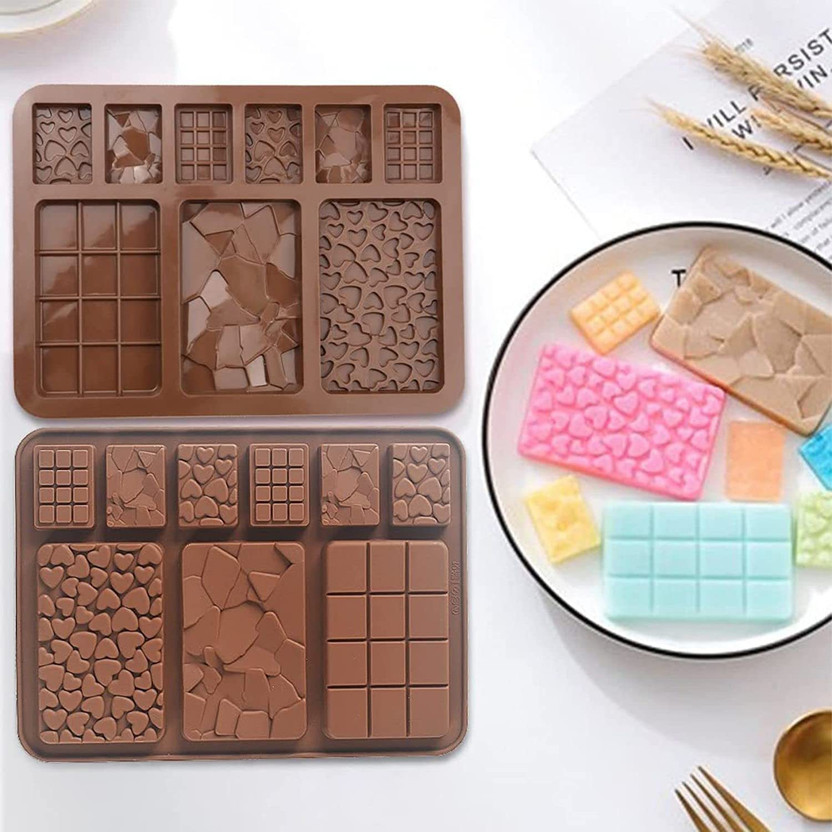 ALAMDAAR Silicone Chocolate Mould 9(Pack of 1)