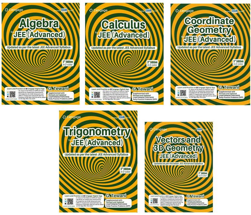 Cengage JEE ( Mains & Advanced ) Mathematics (5 Books Set )(Algebra