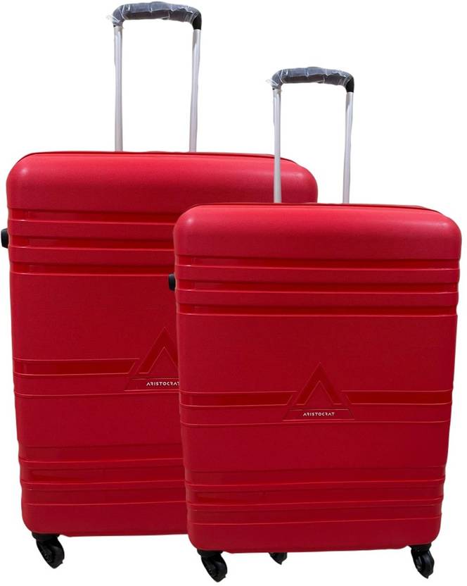 VIP Aristocrat Jet Checkin Trolley Set4W Number LockAntiTheft Zip