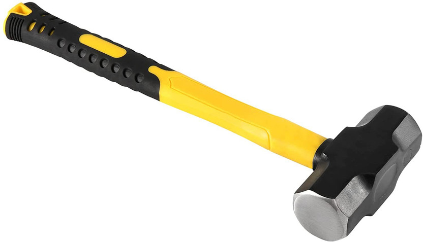 gizmo Sledge Hammer, 2 lbs Heavy Duty Drilling Hammer, Carbon Steel Crack Hammer Sledge Hammer(1 kg)